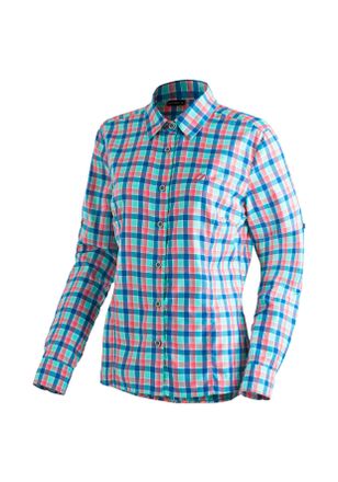 Maier Sports Funktionsbluse MAIER SPORTS Nanni, Damen, Gr. 40, kariert, 85% Polyester, 15% Viskose, Blusen Funktionsbluse, Damen Bluse, langarm Karobluse f&uuml;r Outdo