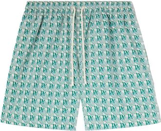 Palm Angels PA Diamonds swim shorts - Green