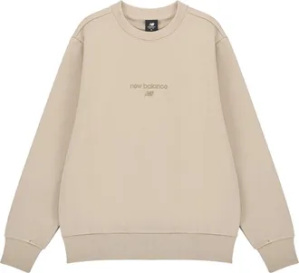 New Balance Solid Color Round Neck Sports Pullover Khaki AMT21555-PEB