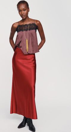 Favorite Daughter Favorite Silk Blend Maxi Skirt