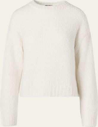 Akris Cashmere-Silk Boucle Knit Sweater