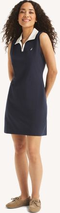 Nautica Womens Johnny Collar Polo Dress
