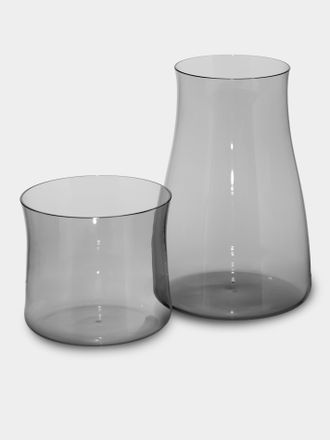 Lobmeyr Night Set Hand-Blown Crystal Carafe and Tumbler