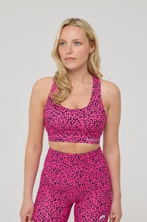 OOSC High Support Elite Crossback Sports Bra - Pink Leopard at Nordstrom, Size X-Small P Uk