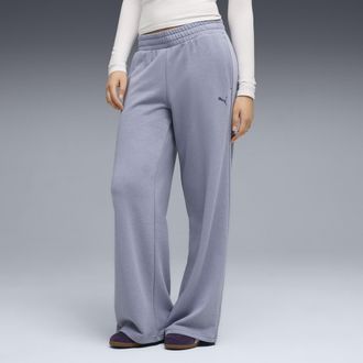 Puma Pantaloni larghi Essentials da donna, Abbigliamento, Grigio, XL