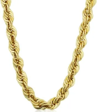 Pompeii3 Mens 14k Yellow Gold Filled 6-mm Rope Chain Necklace