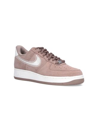 Nike Suede Low-Top Sneaker - Taupe