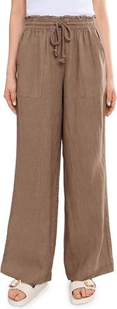 Splendid Stella Linen Paprbag Pants Womens Clothing Wicker : XL (Womens 14-16) 31