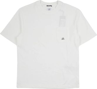 C.P. Company T-shirts - Heren - T-shirts - Wit - S - Tops