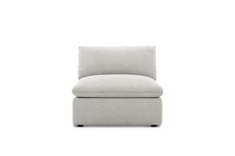Castlery Customized Light Gray Armless Sofa | Dawson by Castlery, Grey, Furniture for Living Room