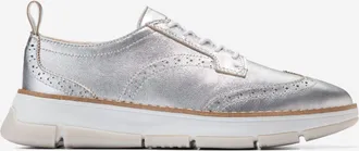 Cole Haan Womens Zerøgrand Rella Wingtip Oxford Shoes - Silver Size 10.5