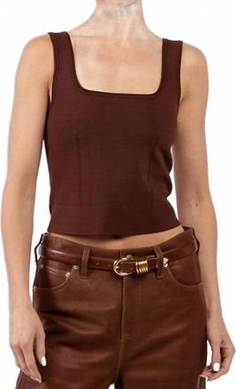 SIMKHAI Ramaina Tank In Cocoa