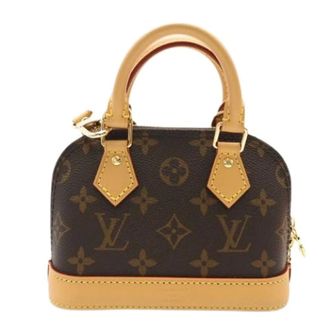 Louis Vuitton Pre-owned Mini Shoulder Bag - Dames - Pre-owned - Bruin - Maat: ONE Size Leer