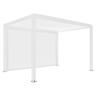 Oviala P&eacute;rgola bioclim&aacute;tica motorizada e iluminada 3x4m y 1 toldo