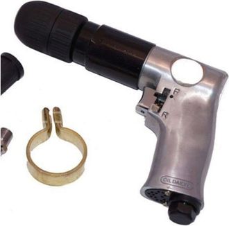 Trade Shop Trade Shop - Taladro Neum&aacute;tico Atornillador R&aacute;pido Reversible Con Portabrocas De 1/2