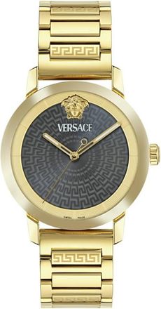 Versace V-Helix Quartz Black Dial Mens Watch VE9G00524