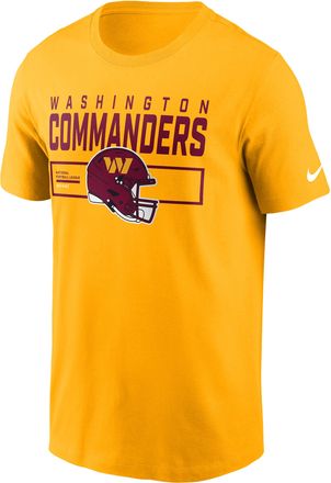 Nike Washington Commanders Helmet Essential Nike Mens NFL T-Shirt in Yellow | N19976I9E-LQC