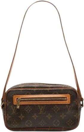 Louis Vuitton Pre-owned Shoulder Bags, female, Brown, Size: ONE SIZE Pre-owned Vintage Shoulder Bag