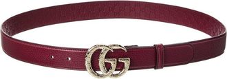 Gucci Gg Marmont Leather Belt