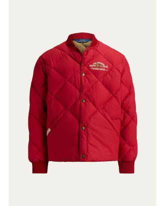 Polo Ralph Lauren Mens Quilted Polo Sportsman Jacket