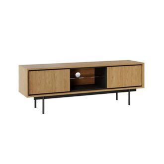 Petits Meubles Mueble tv 2 puertas 150 cm paneles laminados madera