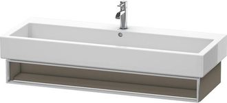 Duravit Unidad De Lavabo Vero 6008 De Duravit Montada En La Pared, Con 1 Compartimento Abierto Incl. Toallero, 1150mm, Color (frente/cuerpo): Terra Mate - Ve6