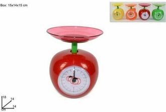 Trade Shop Trade Shop - Bilancia Da Cucina Con Vaschetta Analogica Fino A 2 Kg Colorata Pesa Alimenti