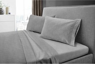 Dormisette 250 Thread Count Luxury German Flannel Hemstitch Sheet Set
