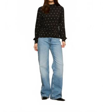 Sanctuary Sydney Mock Cinch Top In Guilded Charm