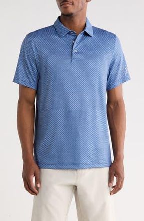 PGA TOUR Geometric Argyle Polo in Peacoat at Nordstrom Rack, Size Xx-Large