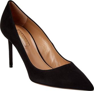 Aquazzura Purist 85 Suede Pump