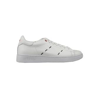Kiton Sneakers, male, White, Size: 8 US Sneakers Classic Solid 100% Handmade