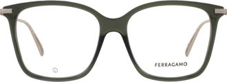 Ferragamo Demo Square Ladies Eyeglasses SF2992 320 53