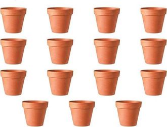 OEM Mini Macetas De Terracota Reutilizables - 15 Unidades - 5,5 X 5 Cm