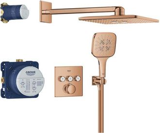 GROHE Grohtherm smartcontrol Perfect showerset compleet warm sunset
