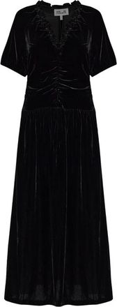 Baum Und Pferdgarten Fluwelen Jurk Abelline - Dames - Casual kleedjes - Zwart - M - Kleedjes