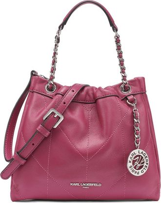 Karl Lagerfeld Amandine Crossbody in Currant at Nordstrom