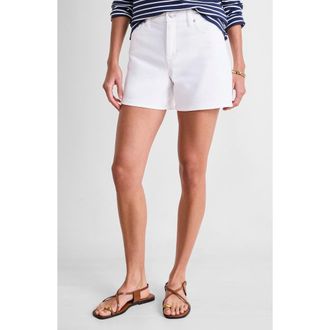 Vineyard Vines High Waist Denim Shorts in White Cap at Nordstrom, Size 31