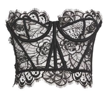 Kiki De Montparnasse Lace Coquette Bustier Size S