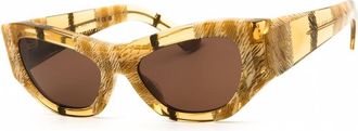 Burberry Brown Cat Eye Ladies Sunglasses BE4450U 415773 54