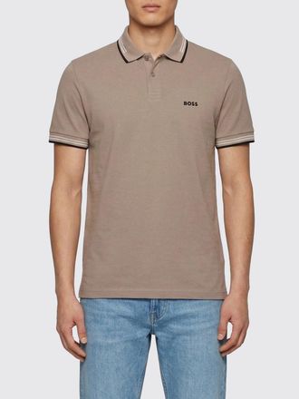 HUGO BOSS Polo in cotone con logo Boss