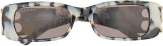 Balenciaga 51mm Square Sunglasses in Havana Gold Grey at Nordstrom Rack