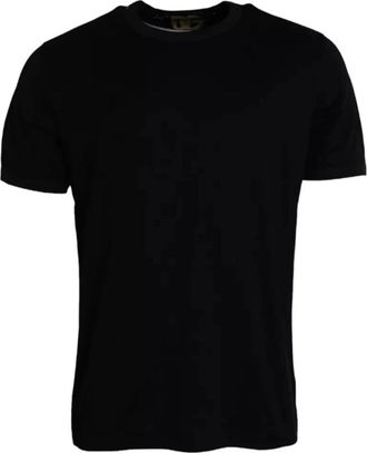 Dolce & Gabbana Zwart katoenen T-shirt met ronde hals en korte mouwen - Heren - T-shirts - Zwart - XS - Katoen - Tops