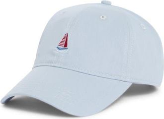 Frasier Sterling Set Sail Baseball Cap in Baby Blue at Nordstrom