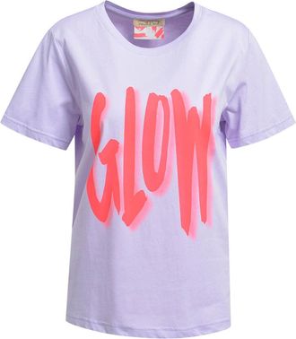 Smith & Soul T-Shirt SMITH & SOUL, Damen, Gr. XXL, lavender, Jersey, Obermaterial: 100% Baumwolle, bedruckt, regular fit normal, Rundhals, abgesteppte Kante, Shirt