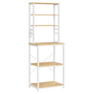 Vasagle Estanter&iacute;a de cocina de 40 x 60 x 167 cm de color roble y blanco