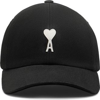 Ami Ami de Coeur Felt Cap - unisex - Petten - Zwart - ONE Size - Katoen - Accessoires