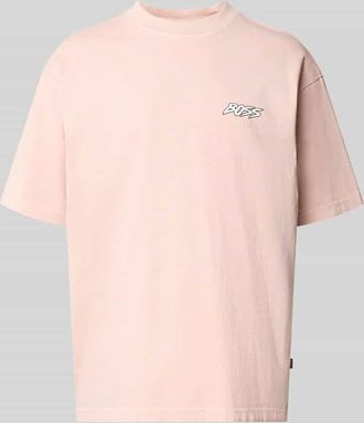 Boss Orange by Hugo Boss BOSS Orange Regular Fit T-Shirt aus reiner Baumwolle Modell SURFWASH in Hellrosa, Gr&ouml;&szlig;e XXL