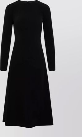 Balenciaga tech fabric flared skirt dress