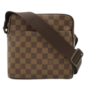 Louis Vuitton Pre-owned Cross Body Bags, female, Brown, Size: ONE SIZE Pre-owned Vintage Canvas Cross Body Bag